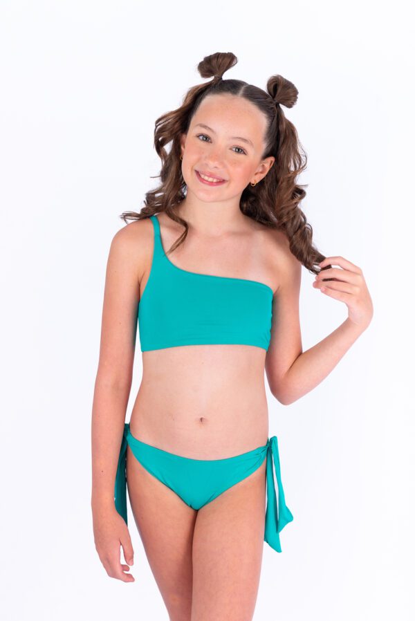 biquíni liso verde