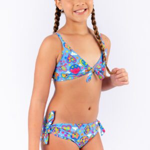 ​Biquíni Infantil Salaminakids com Proteção UV 50+ Estampa Superfantástico